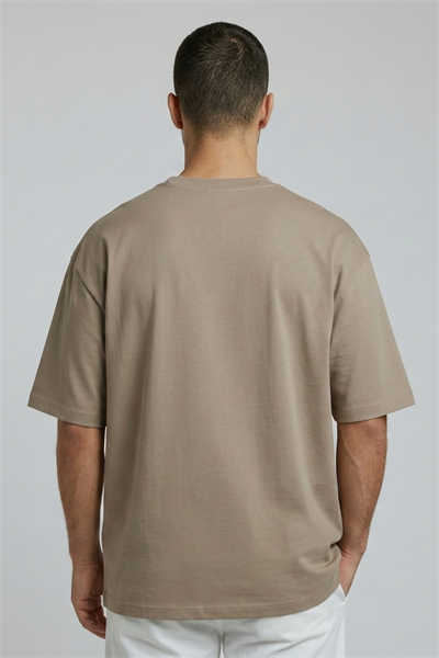 Bisiklet Yaka Vizon T-Shirt