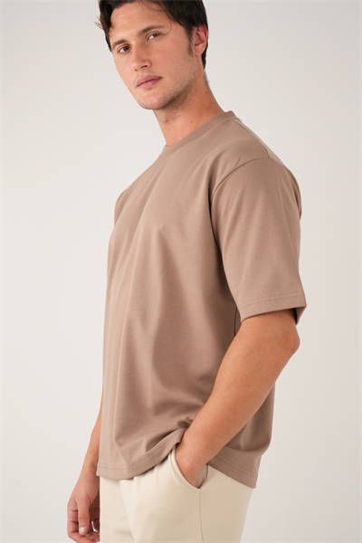 Bisiklet Yaka Vizon T-Shirt