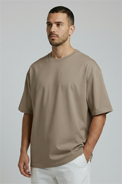 Bisiklet Yaka Vizon T-Shirt