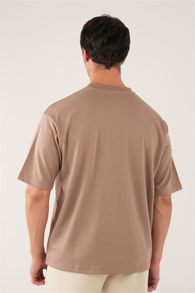 Bisiklet Yaka Vizon T-Shirt