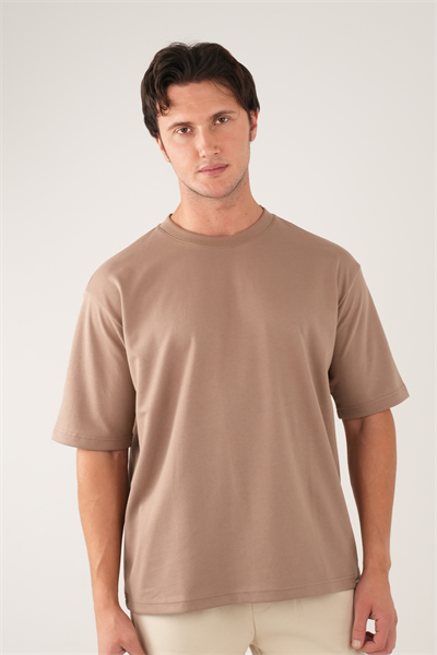 Bisiklet Yaka Vizon T-Shirt