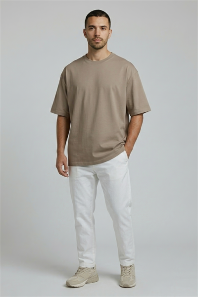 Bisiklet Yaka Vizon T-Shirt