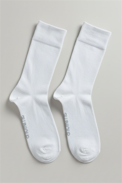 Erkek Klasik Ekru Doğal Merino Yün İnce Dikişsiz Soket Çorap