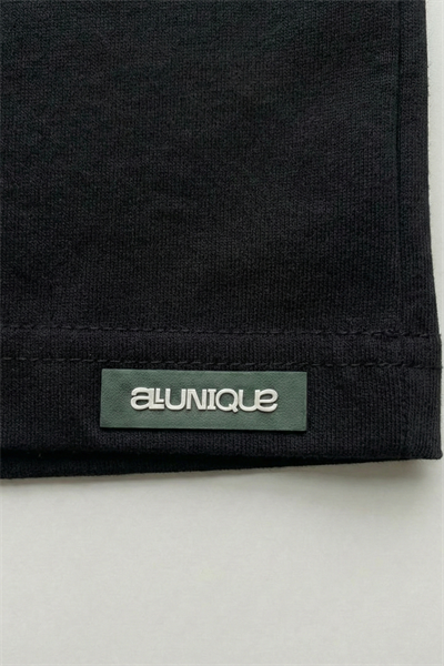 Erkek Pamuklu Oversize Bisiklet Yaka Siyah T-Shirt