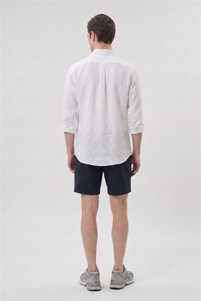 Lacivert Stretch Relaxed Fit Şort