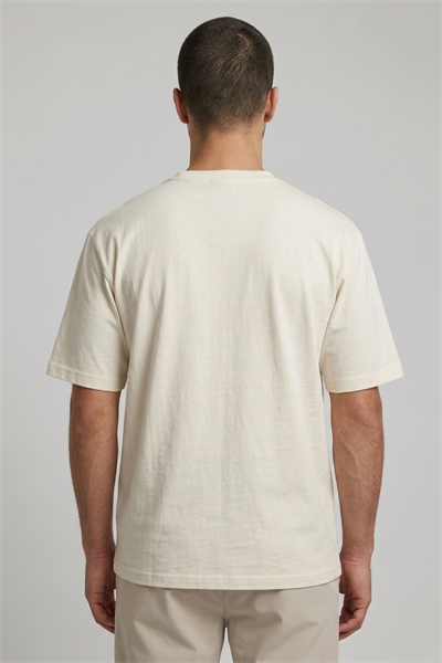Regular Fit Ekru Pamuklu Tişört