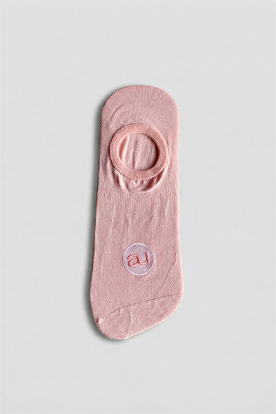 Penye Pamuk 3lü Pembe Beyaz Görünmez Sneaker Çorap