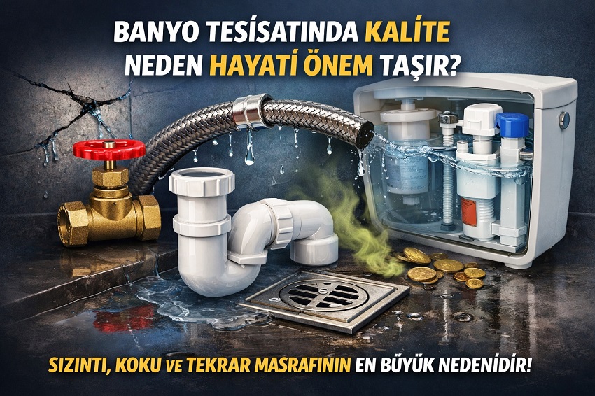 Banyo Tesisatında Kalite Neden Hayati Önem Taşır?