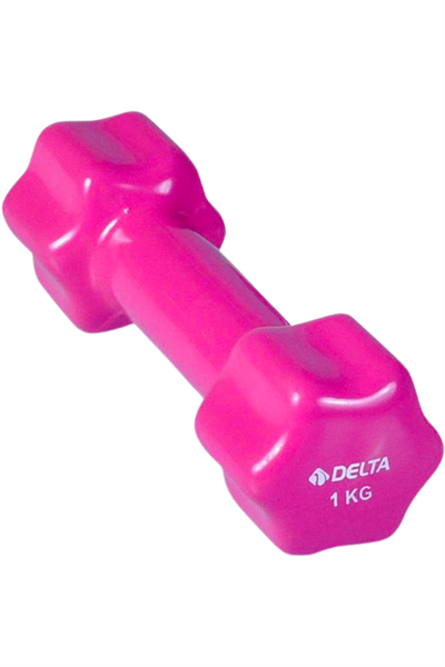 Delta 1 Kg Pvc  Dambıl Ağırlık Pembe
