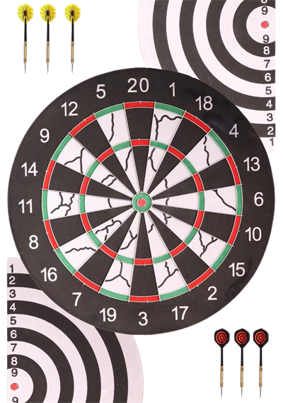 DELTA FLOCKED DART SETİ 18 İNÇ + 6 DART OKU 18 GR