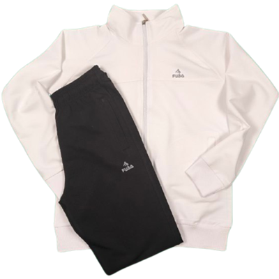 FUBA ÇOCUK PAMUKLU EŞOFMAN TAKIMI BEYAZ