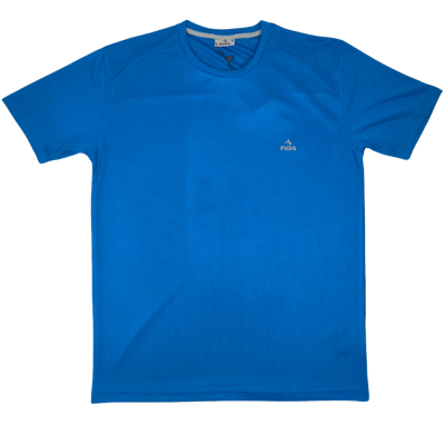 FUBA ERKEK 0 YAKA TİŞÖRT SAX MAVİ