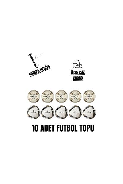 Delta Futbol Topu Seti – 5 Adet Pro Master + 5 Adet Super League + Pompa Hediye