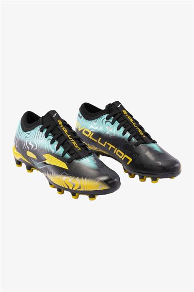 JOMA EVOLUTION 2401 BLACK GOLD FIRM GROUND Krampon ve Halı Saha Ayakkabısı