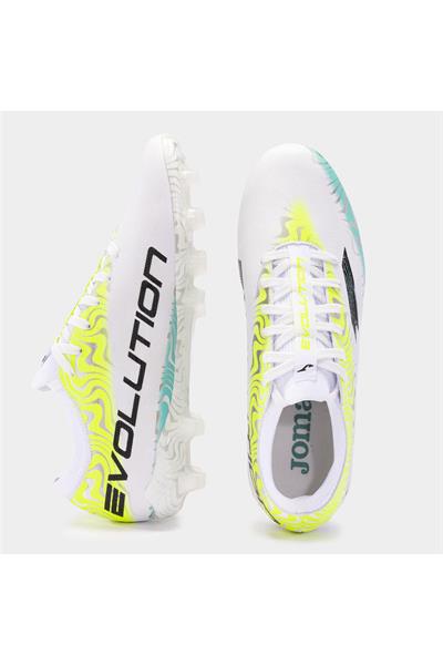 JOMA EVOLUTION CUP 2402 WHITE YELLOW Krampon ve Halı Saha Ayakkabısı