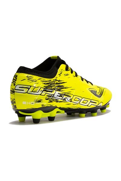 JOMA SUPERCOPA 2309 LEMON FLUOR BLACK FIRM GROUND Krampon ve Halı Saha Ayakkabısı