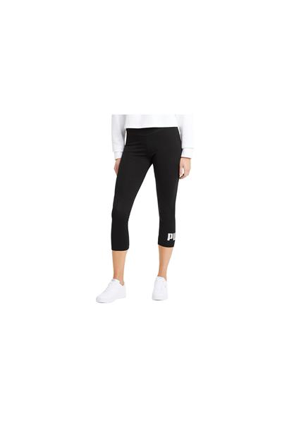 PUMA ESS 3/4 LOGO LEGGINGS Giyim Kadın