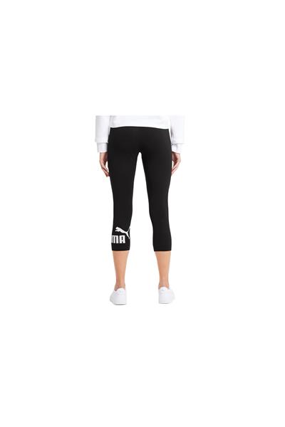PUMA ESS 3/4 LOGO LEGGINGS Giyim Kadın