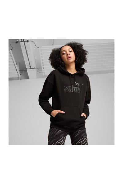 PUMA ESS+ ANIMAL Hoodie FL Giyim Kadın