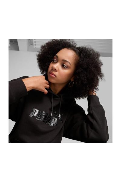 PUMA ESS+ ANIMAL Hoodie FL Giyim Kadın