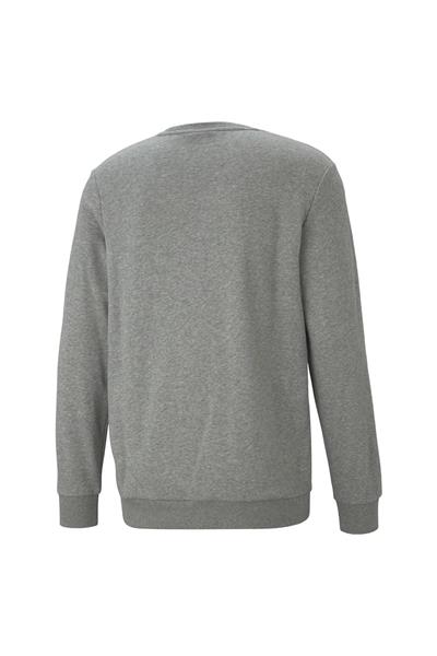 PUMA ESS BIG LOGO CREW MEDIUM GRAY HEATHER SWEAT Giyim Erkek