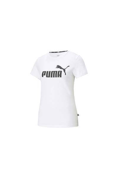 PUMA ESS LOGO TEE Giyim Kadın
