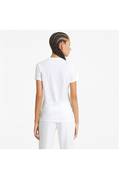 PUMA ESS LOGO TEE Giyim Kadın