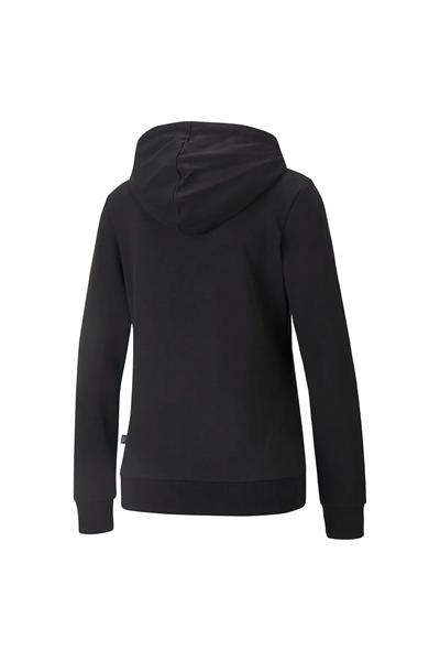 PUMA ESS METALLIC LOGO HOODIE Giyim Kadın