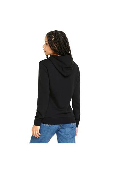 PUMA ESS METALLIC LOGO HOODIE Giyim Kadın
