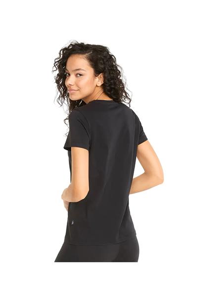 PUMA ESS+ METALLIC LOGO TEE Giyim Kadın