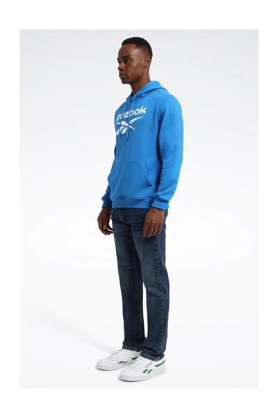REEBOK RI FT BIG LOGO OTH  HOOD MAVİ Giyim Erkek