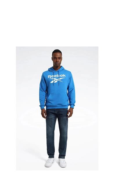 REEBOK RI FT BIG LOGO OTH  HOOD MAVİ Giyim Erkek