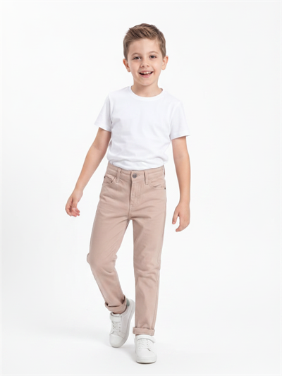 Aren Erkek Çocuk Gabardin Pantolon Bej