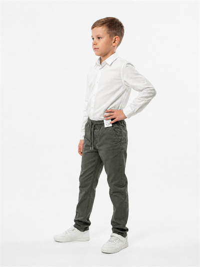 Ediz Erkek Çocuk Gabardin Pantolon Yeşil