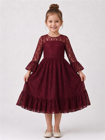Elite Elbise Bordo