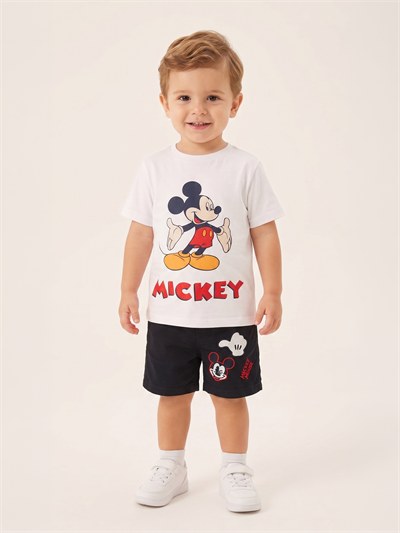 Miko Erkek Çocuk Şortlu Takım Lacivert