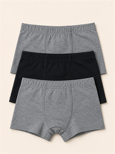 Poyraz Erkek Çocuk Üçlü Boxer Paketi