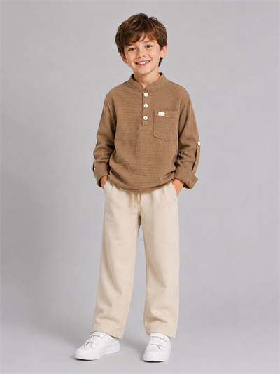 Terra Çocuk Takımı Kahverengi
