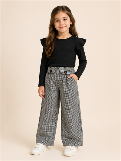 Vera Kız Çocuk Takımı Siyah