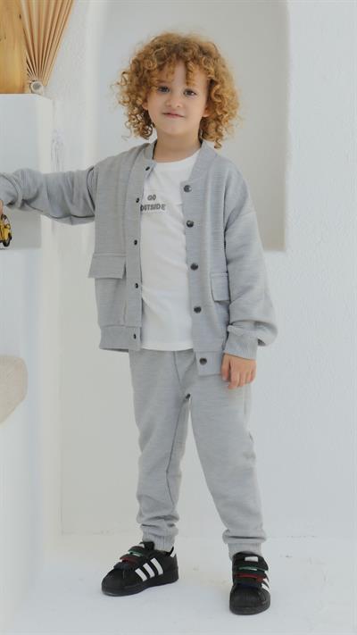 FİTİLLİ ERKEK BOMBER TAKIM