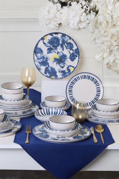 Keraart Azure Yemek Takımı 24 Parça 6 Kişilik 21423-24-25