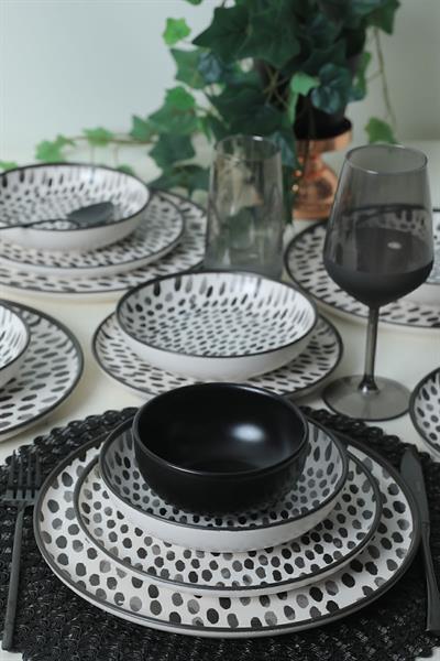 Keraart Shadow Nordic Yemek Takımı 24 Parça 6 Kişilik 21434