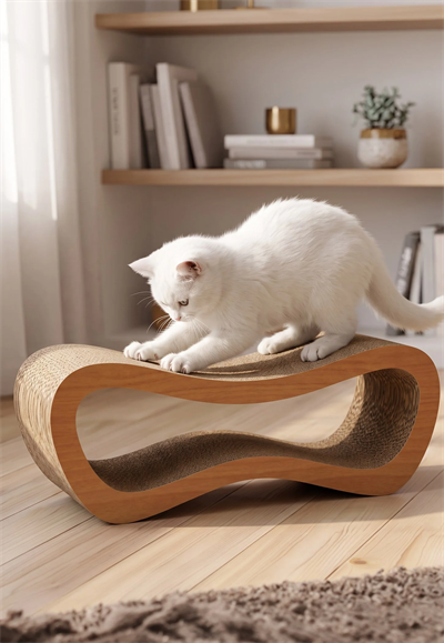 Dekoratif Kedi Tırmalama Kanepesi