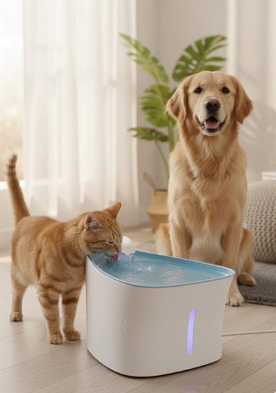 Kedi Köpek Için Ultra Sessiz Otomatik Su Pınarı 2,5 LT