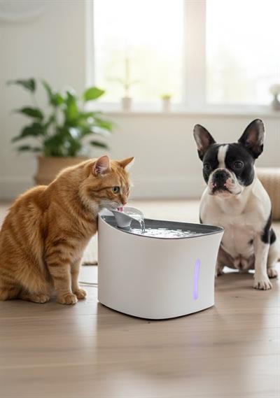 Kedi Köpek Için Ultra Sessiz Otomatik Su Pınarı 2,5 LT