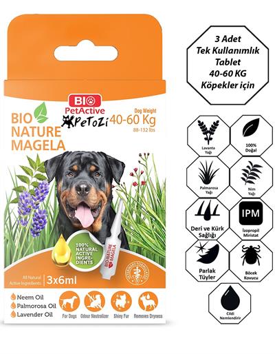 Köpekler İçin Damlatma Çözeltisi Bit-Pire Uzaklaşatırıcı