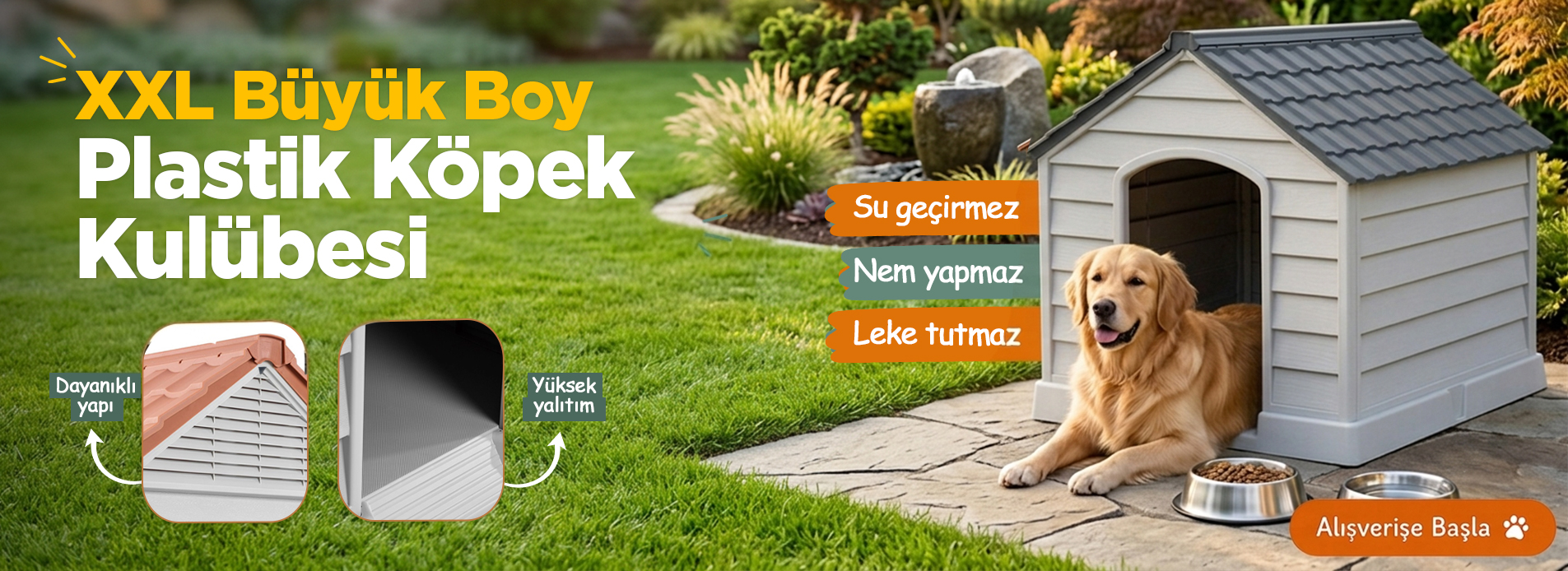 XXL Boy Köpek Kulübesi