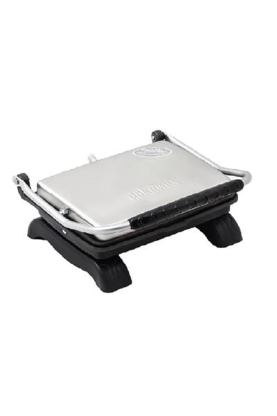 Organik Pik Demir Döküm Kaplamasız & Anti Kanserojen Ev Tipi Tost Makinası Dkmx Gri 1800w + Fırça