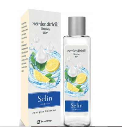 Selin Nemlendırici Limon Kolonya Cam 180 Ml