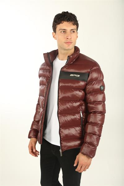 Bordo Erkek Şişme Mont